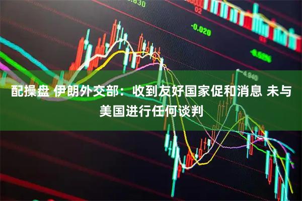 配操盘 伊朗外交部：收到友好国家促和消息 未与美国进行任何谈判