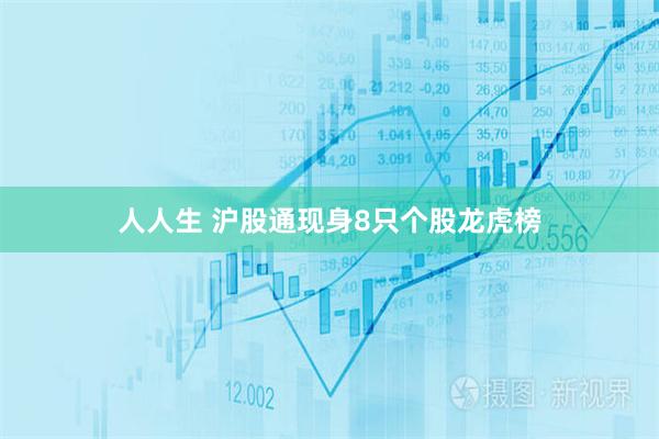 人人生 沪股通现身8只个股龙虎榜