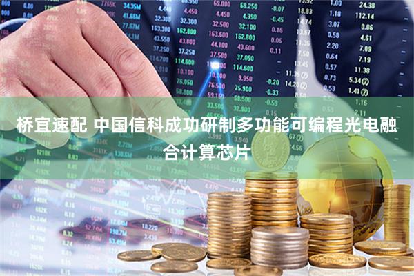 桥宜速配 中国信科成功研制多功能可编程光电融合计算芯片